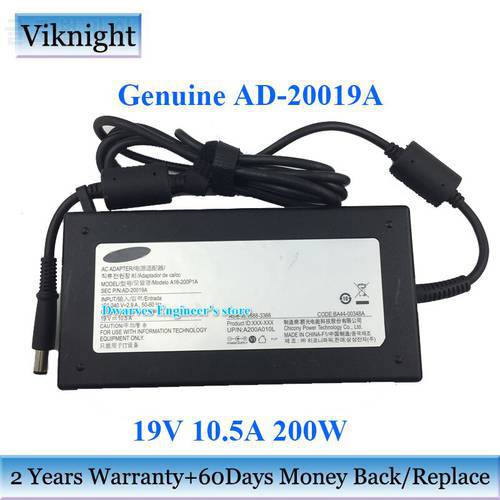 Genuine A16-200P1A 19v 10.5a AC Power Supply Adapter for Samsung AD-20019A BA44-00348A A200A010L Charger Adapter 7.4x5.0mm