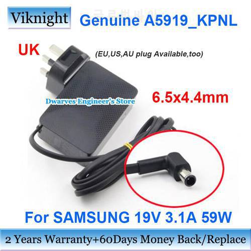 EU US UK AU A5919_KPNL 59W 19V 3.1A Adapter Charger For SAMSUNG U32R59X HW-K950 S32R750UEU C24FG73FQU Q70R BN44-00887E Monitor