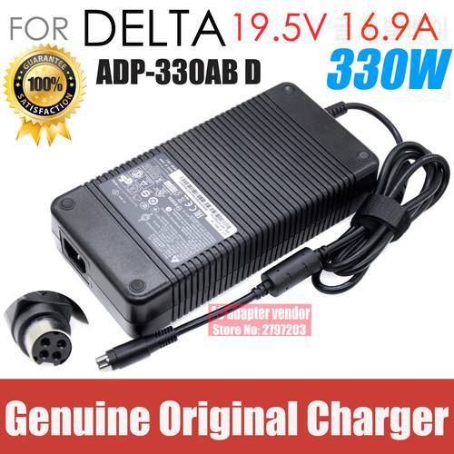 Genuine 19.5V 16.9A 330W DELTA AC Adapter For MSI GT80 GT80S GT73VR GT62VR SERIES GAMING Laptop Adapter Clevo P775DM3 A17-330P2A