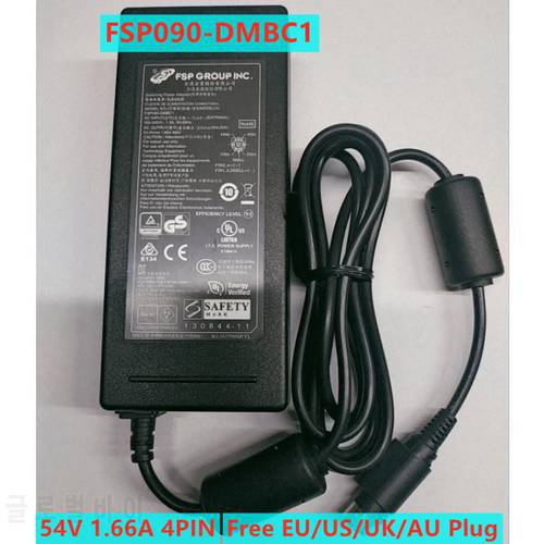 Genuine 54V 1.66A 4PIN FSP090-DMBC1 AC Power Adapter For FSP ZYXEL GS1900-8HP S1900-8HP 48HP 24E CISCO SF302-08PP SG300-10PP