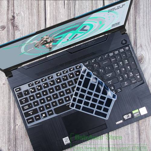 Silicone laptop Keyboard cover for Asus TUF A17 FA706 Fa 706ii FA706 iu ASUS TUF A 15 FA506IH FA506 FA 506 iu FA506iv Fa506ii