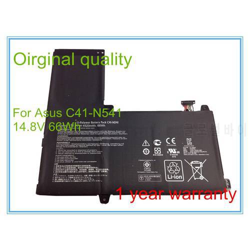 Original Laptop Battery for Q501L Q501LA Q501LA-BBI5T03 C41-N541 N54PNC3 14.8V 66WH Free Shiping