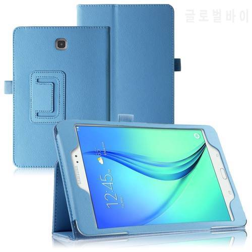 Flip PU Leather Cover Case for Samsung Galaxy Tab A 8.0 T350 T355 P350 P355 Tablet Case Folding Folio Stand Smart Cover