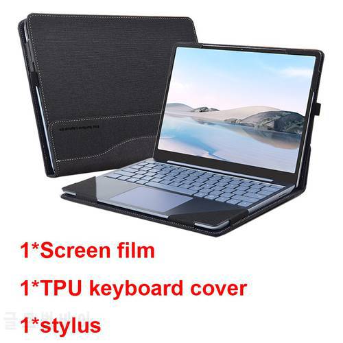 New Cover For Microsoft Surface Laptop Go 12.4 Tablet Laptop Sleeve Case For Surface Laptop Go 12 Keyboard Cover Stylus Gift