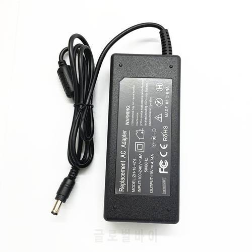 For toshiba laptop charger For Toshiba Satellite A300 A200 C850 C850D L850 L750 L650 L500 for Toshiba power adapter 19V 4.74A