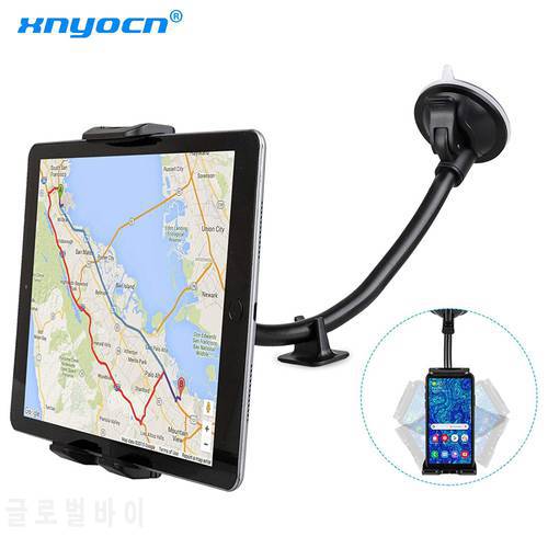Car Tablet Holder Long Arm Suction Cup Mount for iPad Pro Air 4-13&39&39 Xiaomi Tablet SUV Truck Vehicle Lift Uber Windshield Window