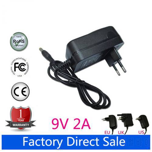9V 2A AC Home Adapter Power Supply Wall Charger for Korg Monologue KA350 KROSS-88