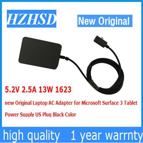 new Original 5.2V 2.5A 13W 1623 Laptop AC Adapter for Microsoft Surface 3 Tablet