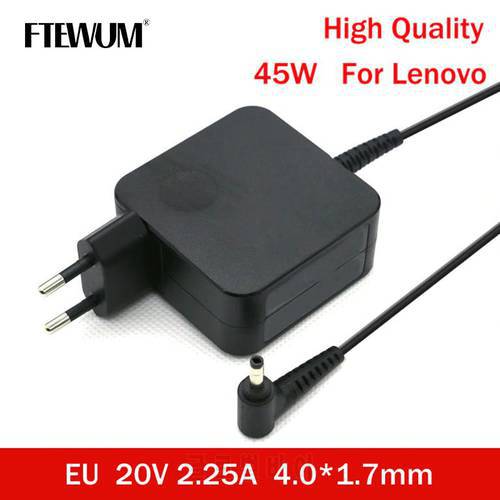 20V 2.25A 45W 4.0*1.7MM notebook Charger For Lenovo yoga 310 510 520 710 miix Air 12 13 Ideapad 100 320 110 ADL45WCC laptop B50