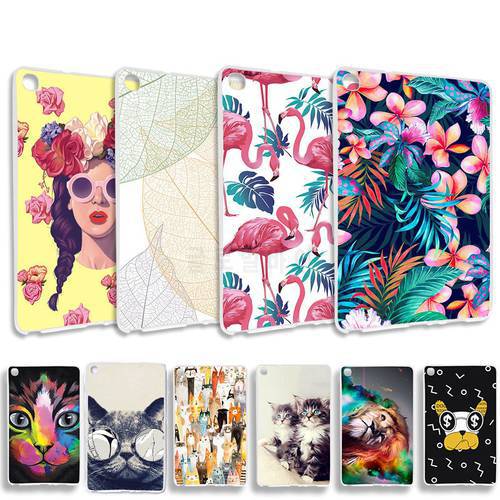 Case For Samsung Galaxy Tab A 8.0 2019 Tablet Case SM-T290 SM-T295 8.0 inch Cartoon Soft Painted Silicone Cute Shockproof Shell