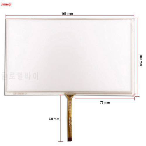 7 inch 4lines Car Radio Player 7010B 7018B 7018V Resistive Touch Screen for 165mm*100mm GPS Touch screen digitizer Glass panel