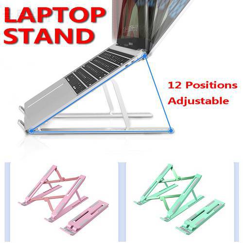 Foldable Notebook Stand Non-slip Desktop Laptop Holder Notebook Stand for Macbook Pro Air IPad Pro DELL HP Laptop Adjustable