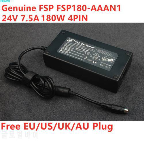 Genuine FSP FSP180-AAAN1 24V 7.5A 180W 4PIN AC Adapter For Delta DPS-180AB-21 FSP180-AAA EA11603 Laptop Power Supply Charger