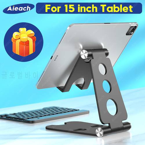 iPad Stand For iPad Pro 11 12.9 inch Tablet Holder For Samsung Xiaomi Huawei Metal Adjustable Folding Mobile Phone Tablet Stand