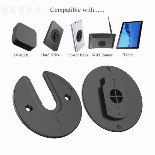 1 Pc Wall Tablet Holder Mount For Tablets And Smartphones, Fits On Kitchen, Bathroom, Bedroom, Readingroom And More White Black
