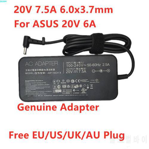 Genuine AC Adapter For A17-120P2A 20V 6A 120W ASUS VIVOBOOK X571 ZENBOOK 15 UX534FTC K571GD Gaming Laptop Power Supply Charger
