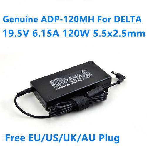 Genuine Delta ADP-120MH D 19.5V 6.15A 120W AC Adapter For MSI GP70 GP60 GE60 GE70 A12-120P1A A17-120P1A Power Supply Charger