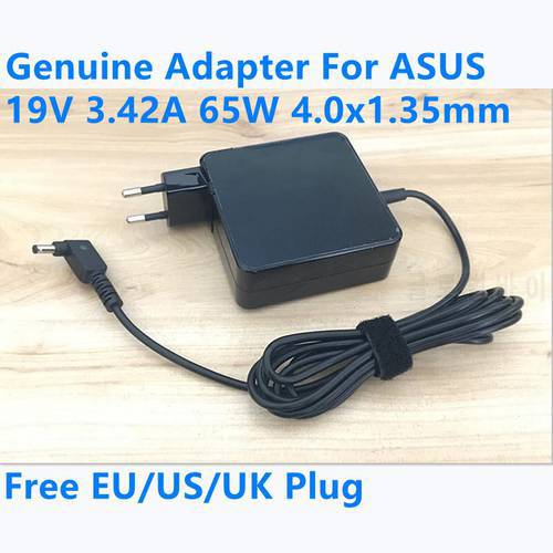 Genuine ADP-65AW A CC A ADP-65DW A 19V 3.42A 65W 4.0x1.35mm AC Power Adapter For ASUS X202E F201E UX21 UX31A UX32A X553M Laptop
