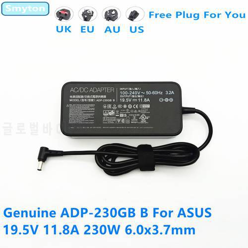 Genuine 19.5V 11.8A 230W ADP-230GB B AC Power Supply Adapter For ASUS ROG ZEPHYRUS S GX531GS G702VS GX501 GL703GS Laptop Charger