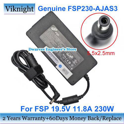 Genuine FSP FSP230-AJAS3 AC Adapter 19.5V 11.8A 230W Laptop Charger 5.5x2.5mm For LAPKC71E NUC X15 GM71DP MD62388 Power Supply