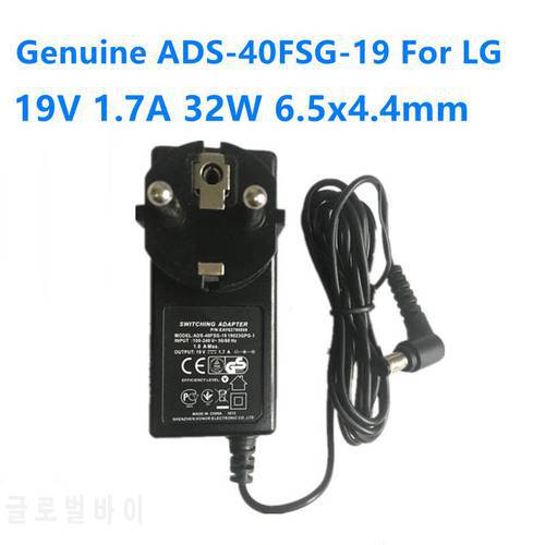 Genuine ADS-40FSG-19 19V 1.7A 32W AC Switching Adapter For LG ADS-40SG LCAP16A-A E2242C IPS277 FLATRON SCREEN Monitor Charger