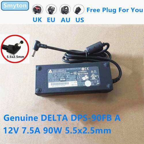 Genuine DELTA 90W 12V 7.5A DPS-90AB 3 DPS-90FB A AC Adapter Charger For QNAP TS-451 NAS Network Server Power Supply Charger