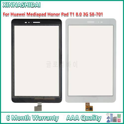 For Huawei Mediapad Honor Pad T1 8.0 3G S8-701 S8-701W Touch Screen Digitizer Sensor Tablet Replacement