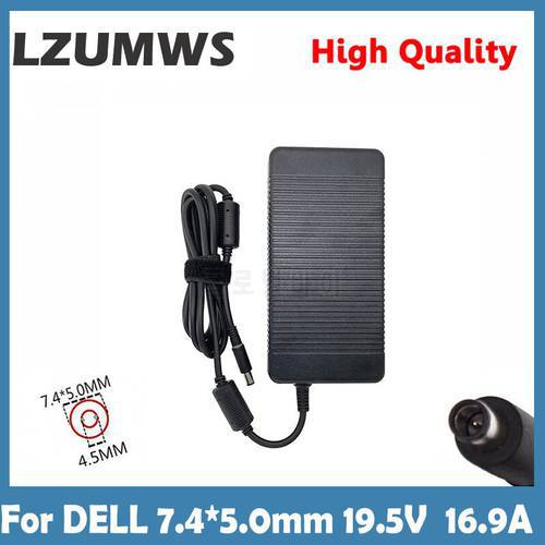 19.5V 16.9A 330W 7.4*5.0MM ADP-330AB D Laptop Adapter For Dell Alienware M18X R1 R2 R3 17 R1 R4 R5 X51 R2 R3 Y90R Power Supply