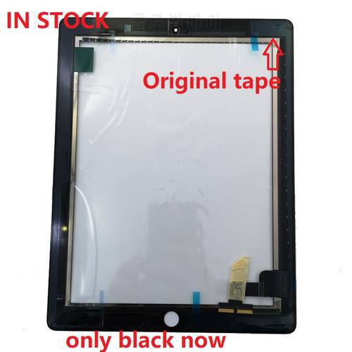 9.7&39&39 For iPad 2 Touch Screen A1395 A1396 A1397 IPAD2 Touch Panel Outer Front Screen Replacement Digitizer Sensor Glass black