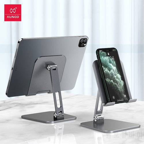 Tablet Phone Stand For iPad Pro 11 12.9 Xundd Foldable Tablet Phone Stand Desk Dock Tablet Support Desktop Base for iPad Mini