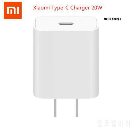 Original Xiaomi Type-C Charger 20W Quick Charge USB-C Charger For iPhone 12 Pro Max Mini 11 QC 3.0 Wall Charger Android Charger