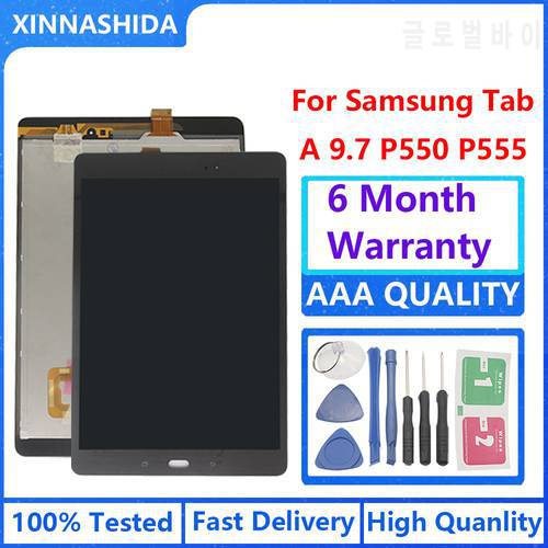 LCD Display for Samsung Galaxy Tab A 9.7 SM-P550 SM-P555 P550 P555 LCD Display Touch Screen Digitizer Replacement