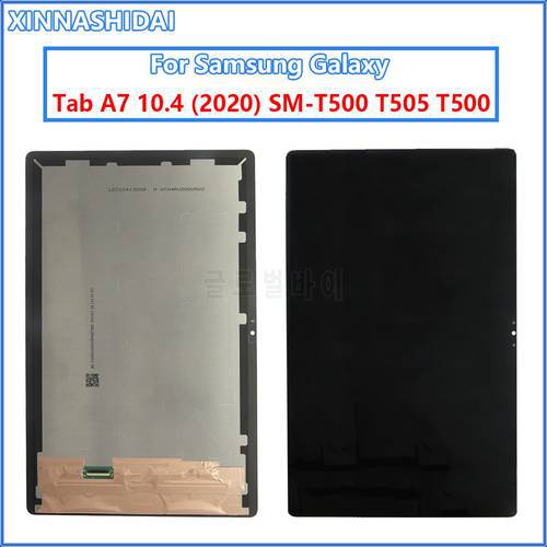 NEW AAA+ LCD For Samsung Galaxy Tab A7 10.4 (2020) SM-T500 T505 T500 LCD Display Touch Sensor Glass Screen Digitizer Assembly