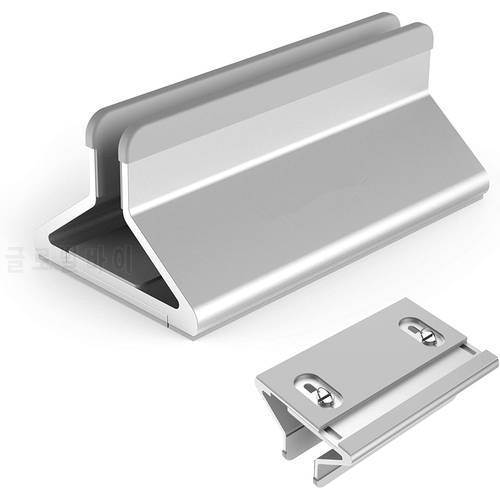 Vertical Laptop Stand Aluminum Laptop Holder Desktop Stand Width Adjustable Dock Compatible for MacBook/Lenovo/Dell Laptops