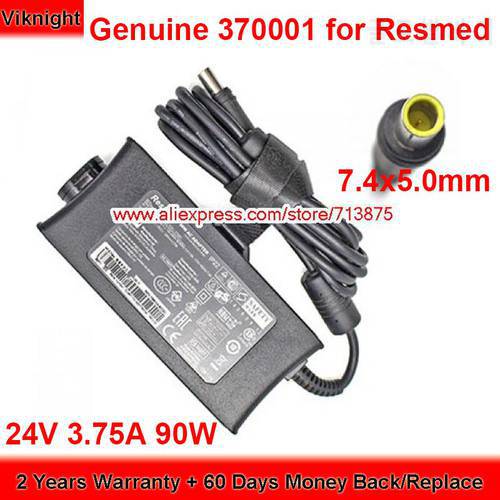 Genuine IP22 AC Adapter 24V 3.75A 90W Charger for ResMed Air Sense S10 370001 370002 37015 R370-7232 DA90A24 Power Supply