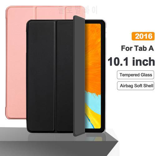 Flip Tablet Case For Samsung Galaxy Tab A A6 10.1&39&39 (2016) T580 Funda PU Leather Smart Cover For SM-T580 SM-T585 Folio Capa