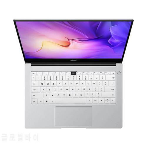 Spanish / english / Korean for HUAWEI MateBook D 14 2020 MateBook 14 2021 KLVD-WFE9 Silicone Keyboard Cover Protector skin