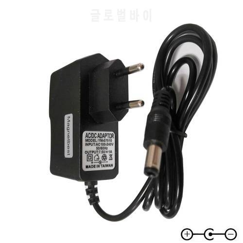 7.5V 1A Power Supply Adapter For Casio MT-55 MT-68 Electric Piano Keyboard AD-1 7.5V 400mA AC DC Charger