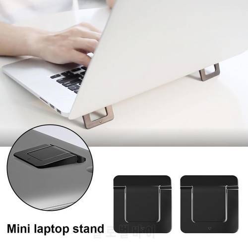 1 Pair Portable Laptop Bracket Holder Folding Desktop Notebook Rack Stand Support Mini Desktop Bracket For Laptop Stand