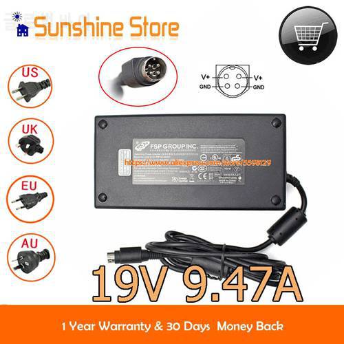 Genuine 180W 19V 9.47A FSP180 FSP180-ABAN1 Adapter For CLEVO X511 P150 Laptop Adapter 9NA1800700 SPARKLE POWER FSP180-ABAN1