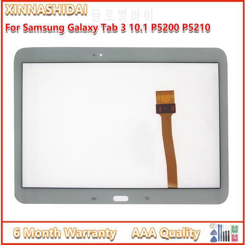 10.1&39&39 For Samsung Galaxy Tab 3 GT-P5200 P5200 P5210 Tab3 Touch Screen Panel Digitizer Assembly Front Glass