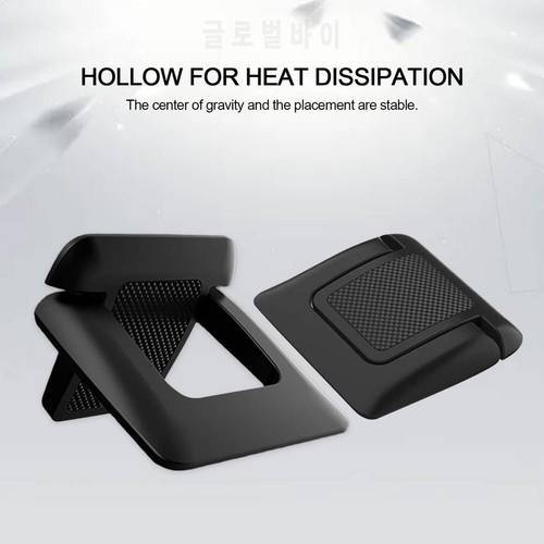 1 Pair Laptop Holder ABS Foldable Mini Notebook Stands Cooling Pad Portable Universal Desktop Mini Notebook Stands Cooling Pad