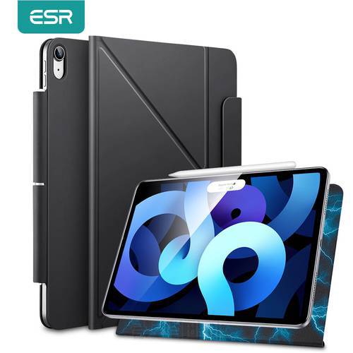 ESR Case for iPad Air 4 Case 10.9 2020/iPad Pro 11 2018 Case Rebound Magnetic Folding Air 4 Case Slim Stand Cover for iPad Air 4