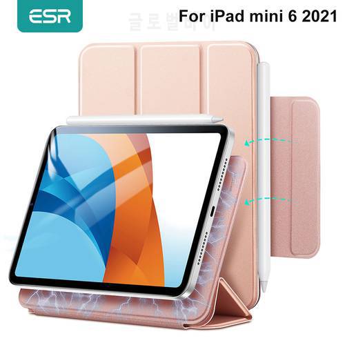 ESR Magnetic for iPad mini 6 Case 2021 8 3 for iPad mini Case Trifold Stand for iPad mini 6 Case mini6 8.3 Smart Cover Funda