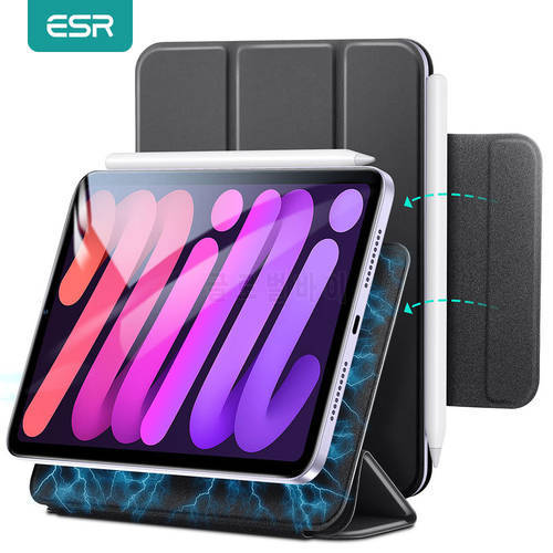 ESR Case for iPad Mini 6 2021 Magnetic Case for iPad 2021 mini 6 Smart Case Shockproof Tablet Cover Protective Funda New Release