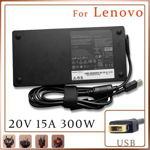300W 20V 15A AC Adapter For Lenovo ThinkPad R9000P 9000K Y9000K Y9000X ADL300SDC3A Laptop Charger Power Supply