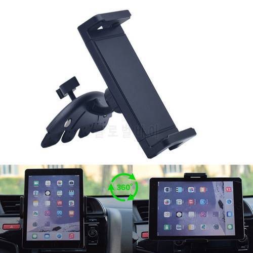 New CD Slot Car Tablet Phone Car Holder for iPhone X 12 Samsung Huawei Xiaomi 5-13 Inch Tablet Stand for iPad Air Pro 12.9 Mount