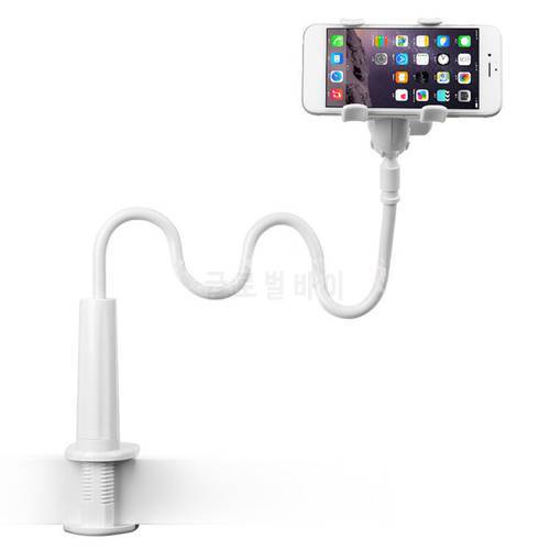 Flexible Mobile Phone Holder with Clip, Universal 360 Degree Rotating Desktop Stand for Tablet