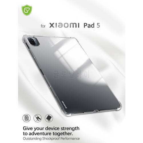 Soft TPU For XiaoMi Pad 5 Pro case clear back cover for MiPad 5 Transparent Case Silicon Back Tablet Cover mi pad5 accessories