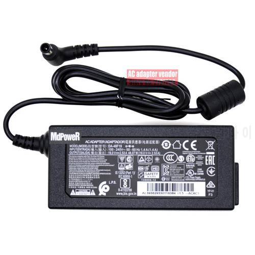 Original new FOR LG LCD monitor LED TV 19V 2.53A DA-48F19 AC adapter Power supply Charger cord